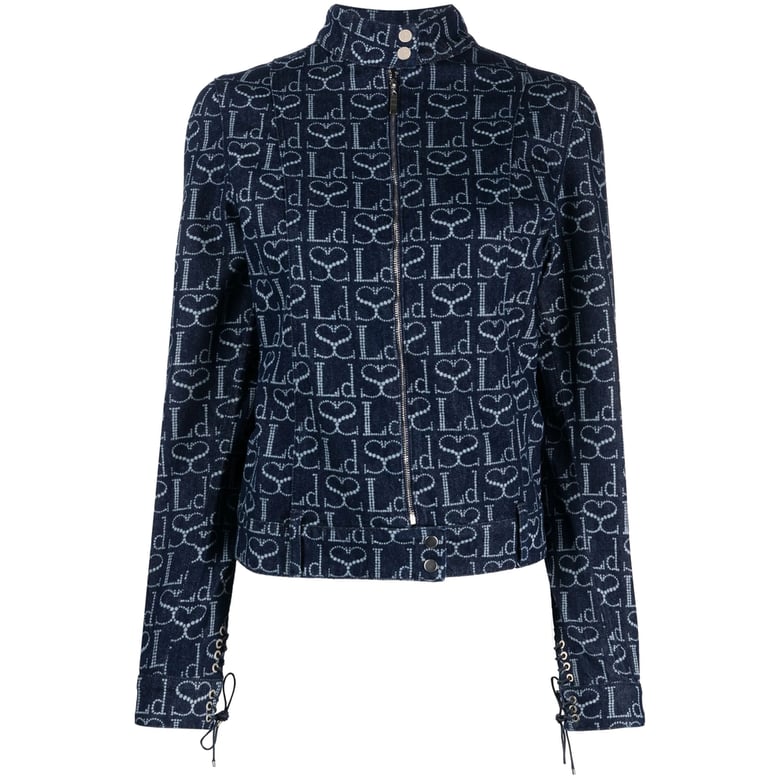 indigo blue denim jacket by Selfnex