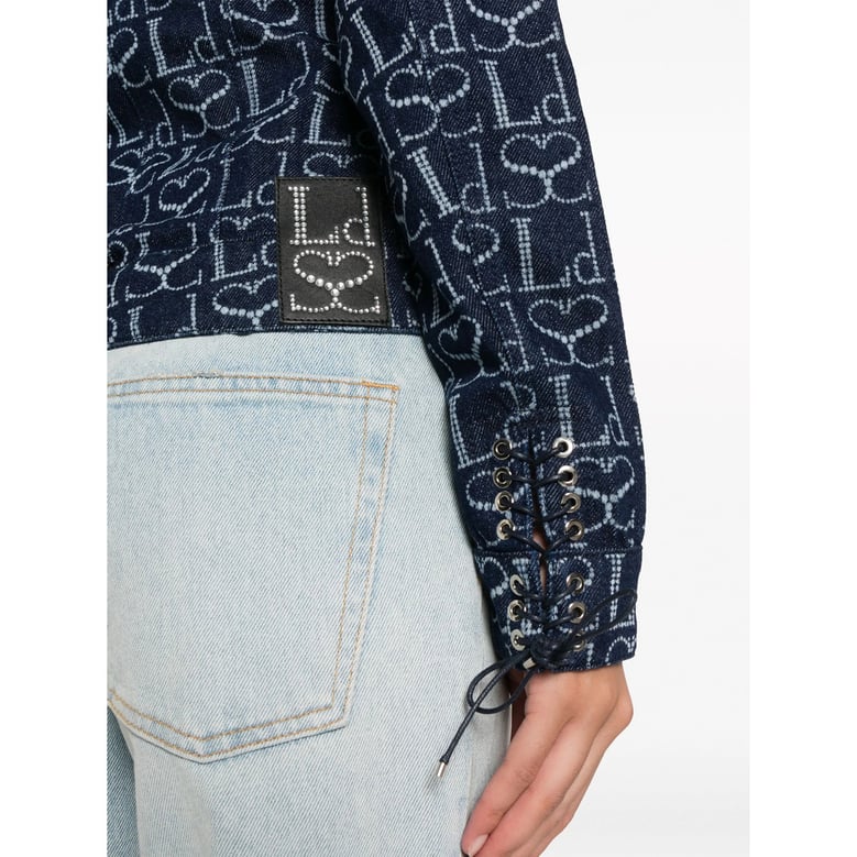 indigo blue denim jacket by Selfnex