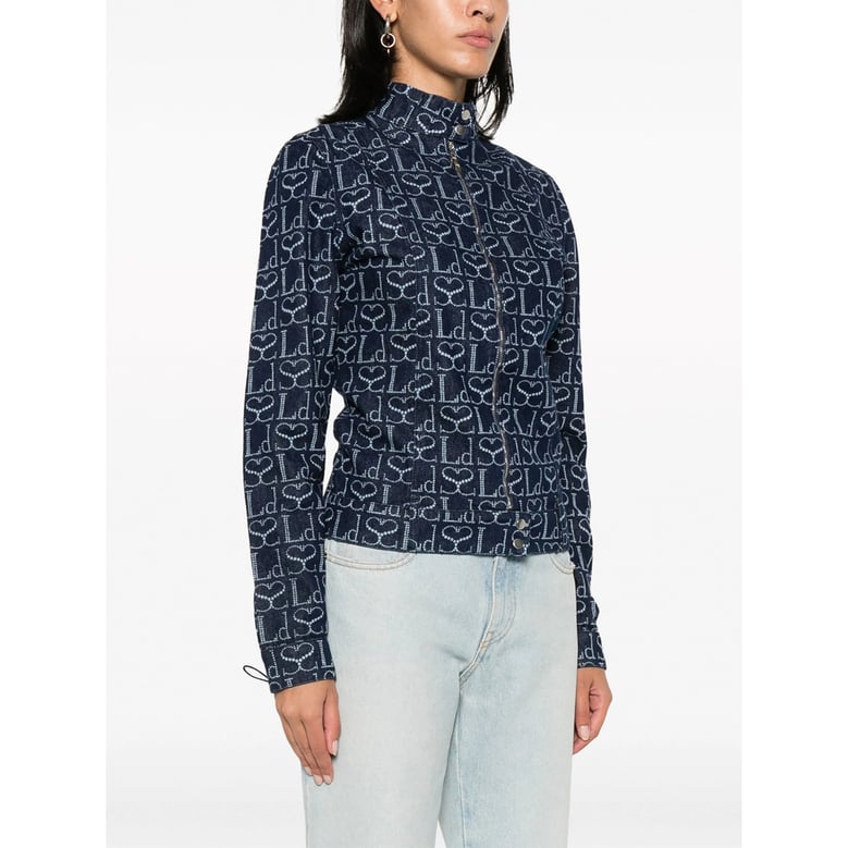 indigo blue denim jacket by Selfnex
