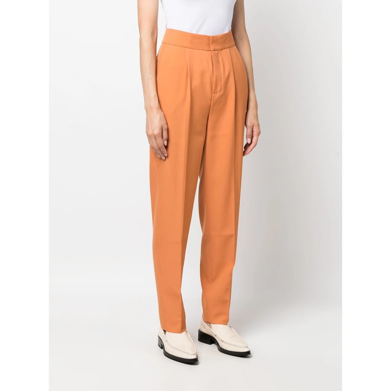 rodebjer caramel brown trousers by Selfnex
