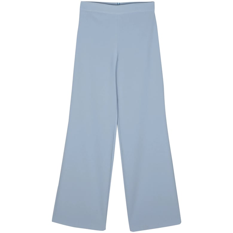powder blue straight leg trousers by Selfnex