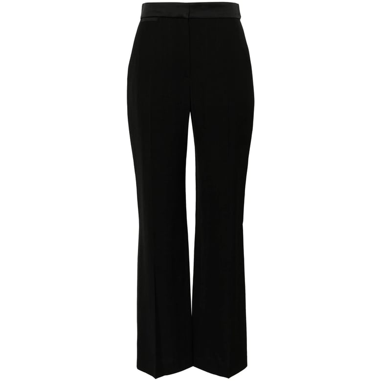 casablanca black pressed crease trousers by Selfnex