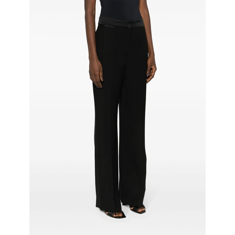 casablanca black pressed crease trousers by Selfnex