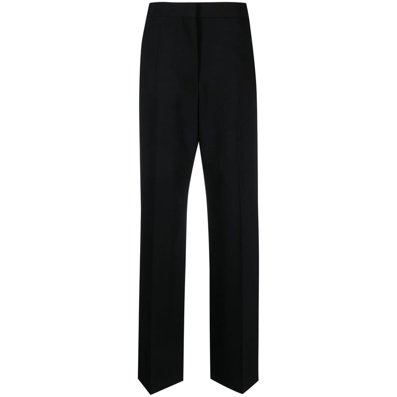 black virgin wool tailored trousers by Selfnex
