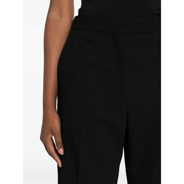 black virgin wool tailored trousers by Selfnex