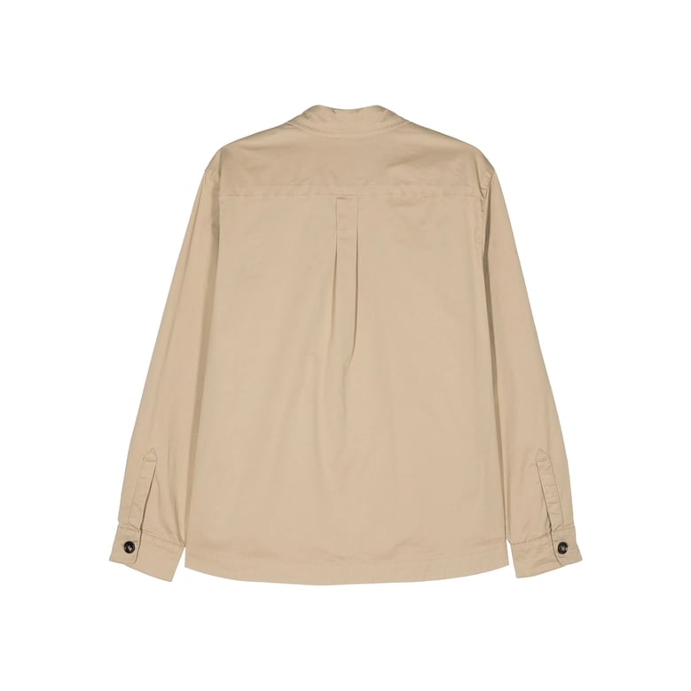 mazzarelli beige stretch-cotton shirt by Selfnex