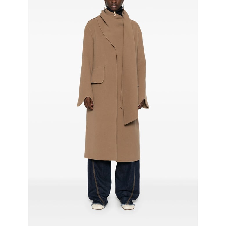 niccolò pasqualetti camel brown coat by Selfnex