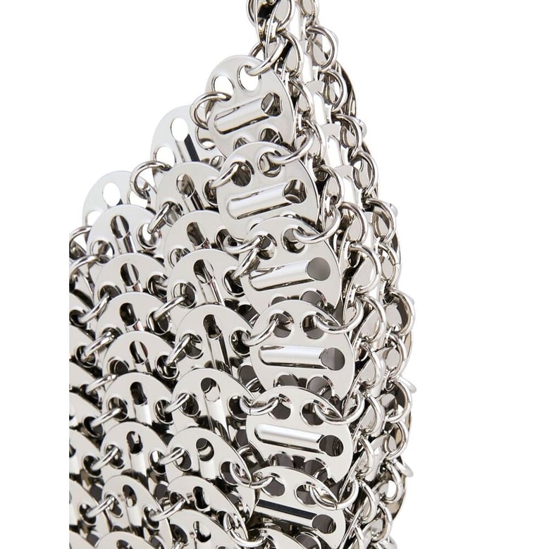 rabanne silver-tone shoulder bag by Selfnex