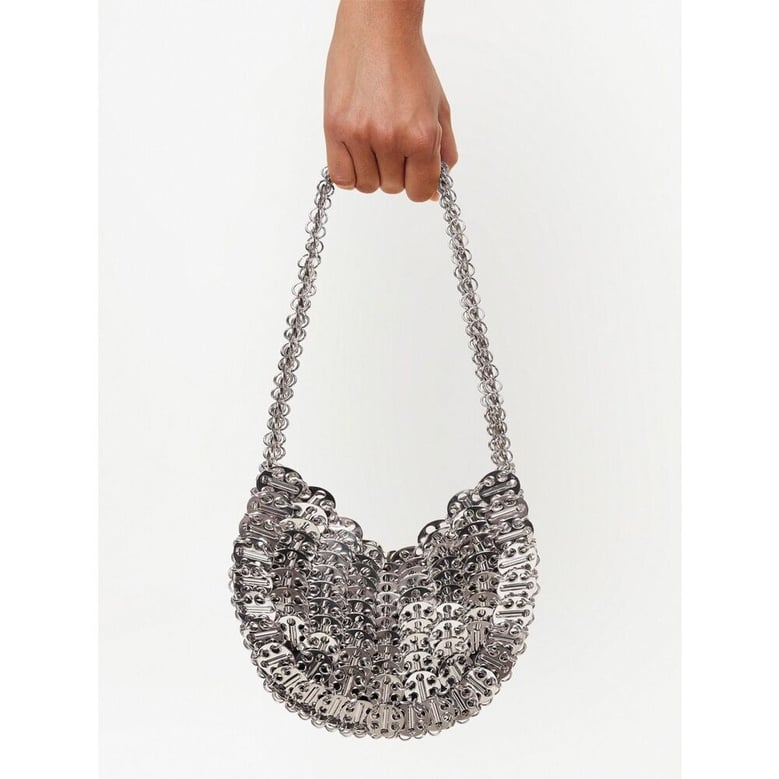 rabanne silver-tone shoulder bag by Selfnex