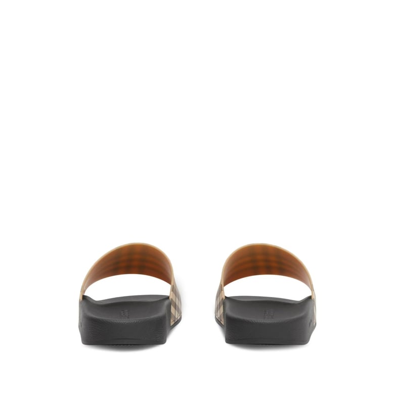 slide sandals neutrals/black by Selfnex