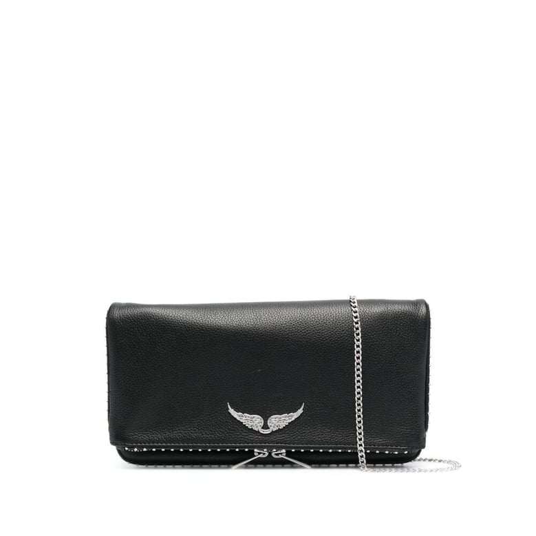 zadig & voltaire jet black shoulder bag by Selfnex