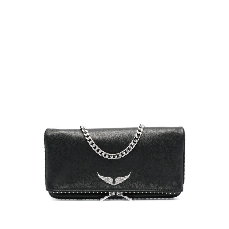 zadig & voltaire jet black shoulder bag by Selfnex