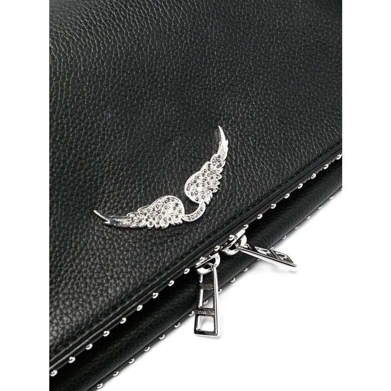 zadig & voltaire jet black shoulder bag by Selfnex