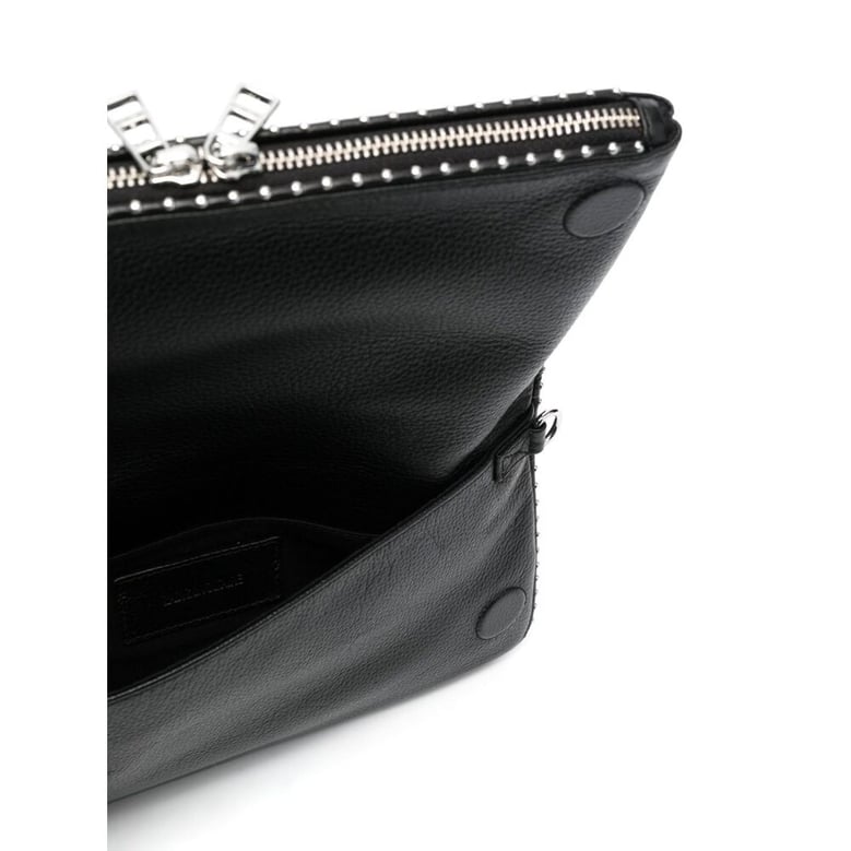 zadig & voltaire jet black shoulder bag by Selfnex