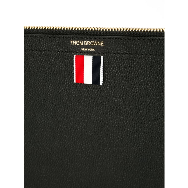 black calfskin clutch by Selfnex