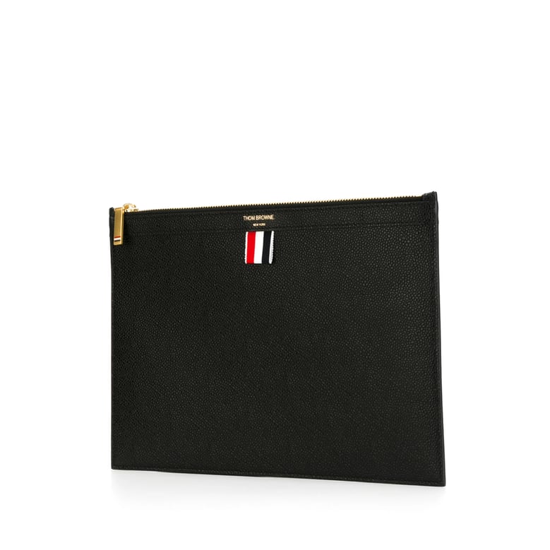 black calfskin clutch by Selfnex