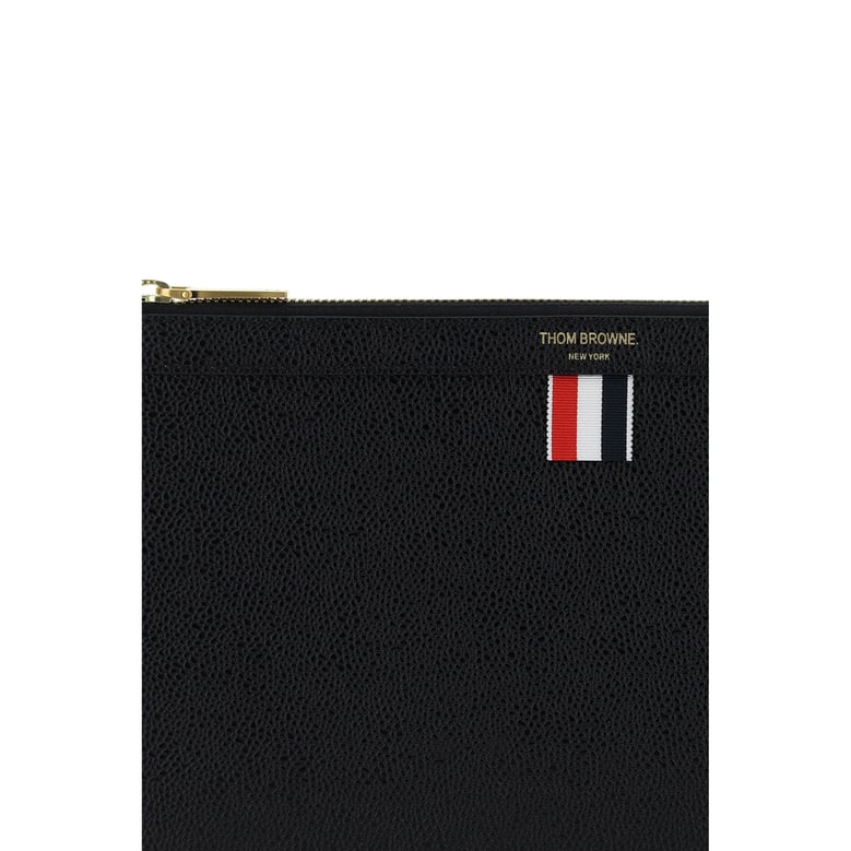 black calfskin clutch by Selfnex