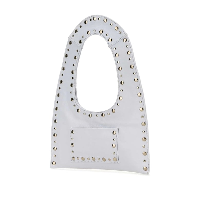 bag in white calf leather by Selfnex