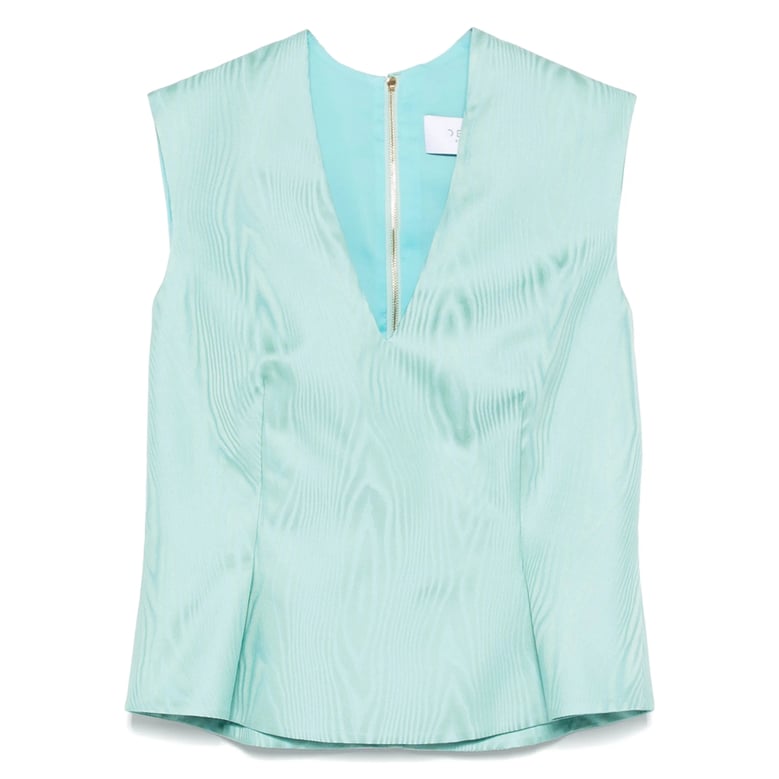 de santis top in turquoise blue-green by Selfnex