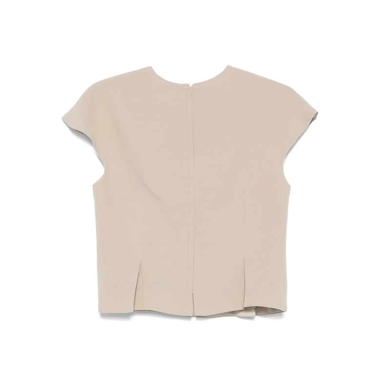 blouse top de santis sesame beige by Selfnex