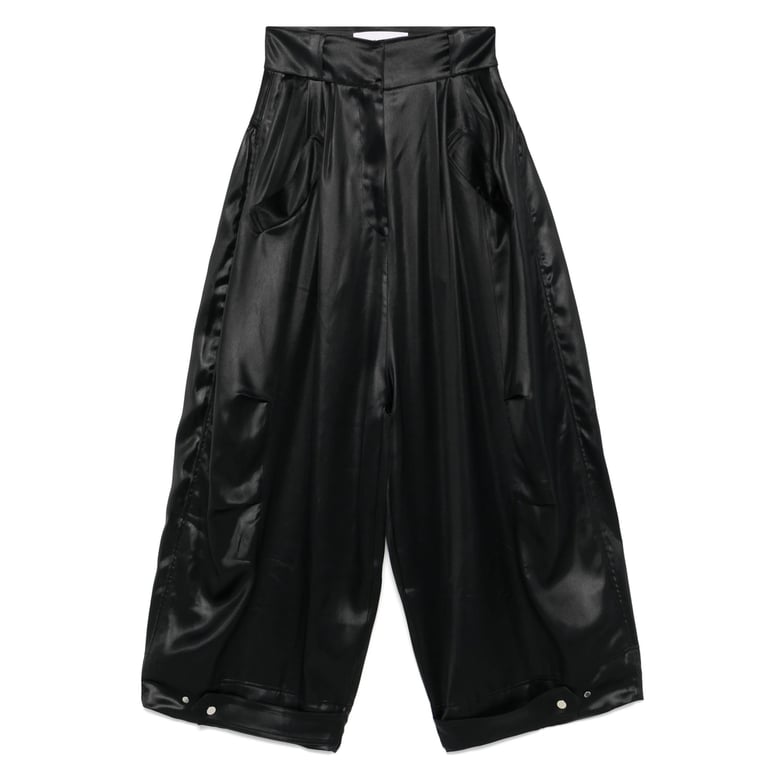niccolò pasqualetti black tapered trousers by Selfnex