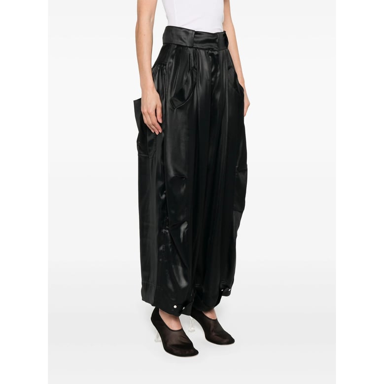 niccolò pasqualetti black tapered trousers by Selfnex