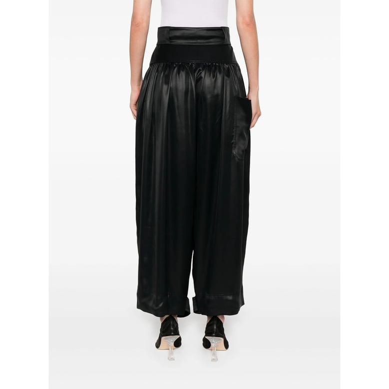 niccolò pasqualetti black tapered trousers by Selfnex