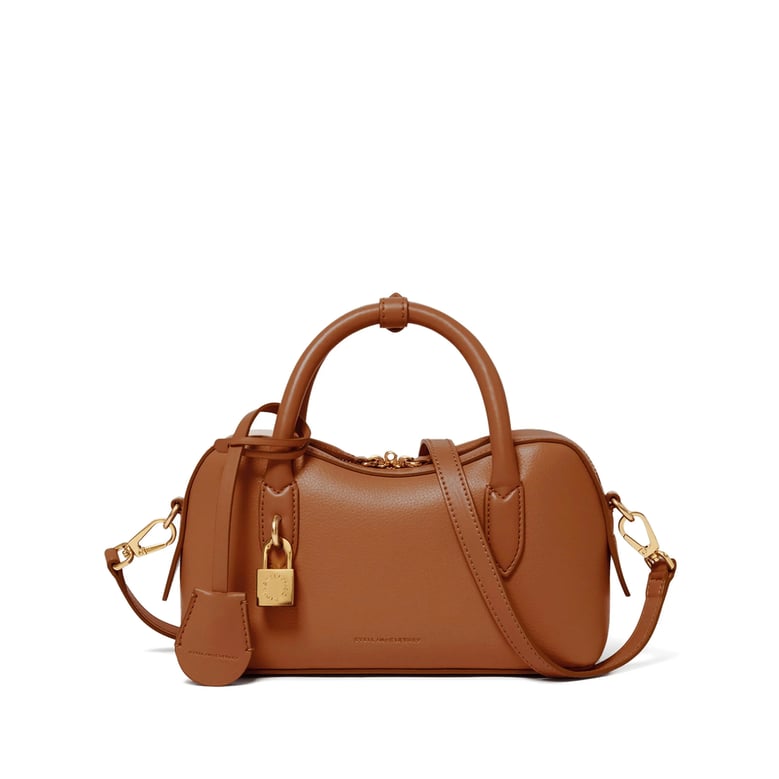 brown two-way zip satchel bag by Selfnex