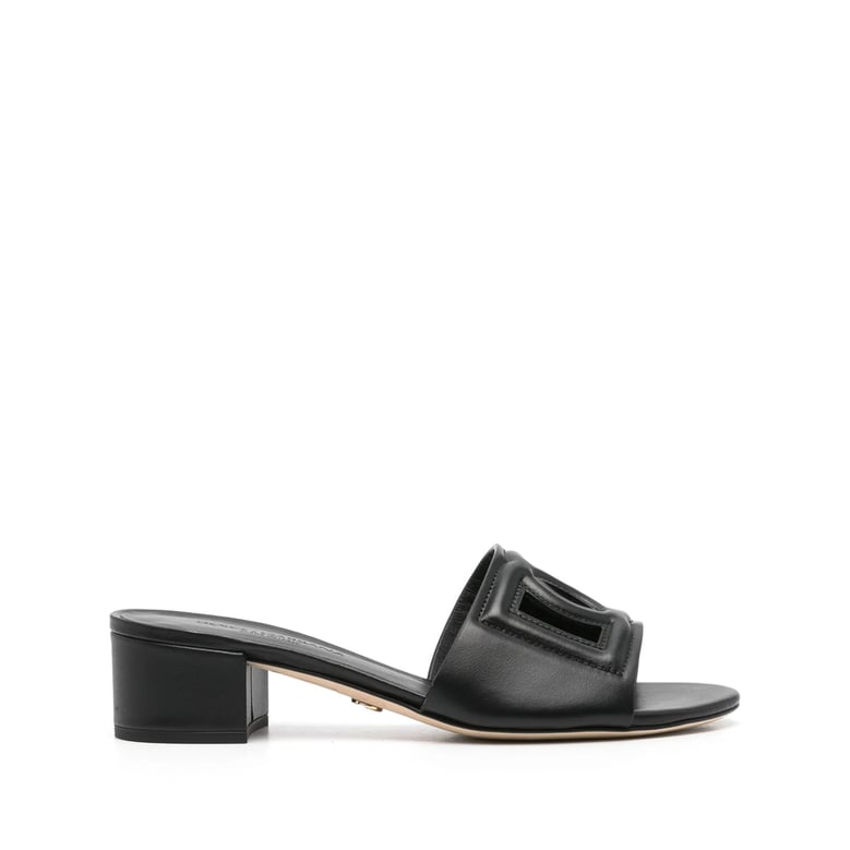 mules black calfskin by Selfnex