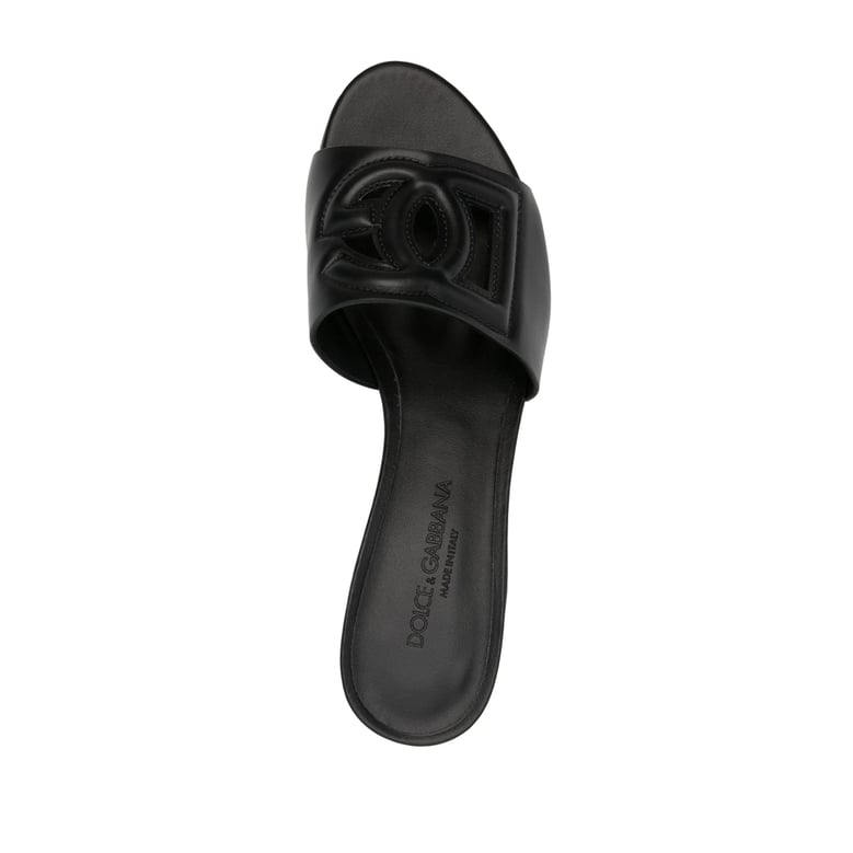 mules black calfskin by Selfnex