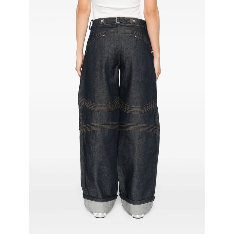 markgong wide-leg jeans by Selfnex