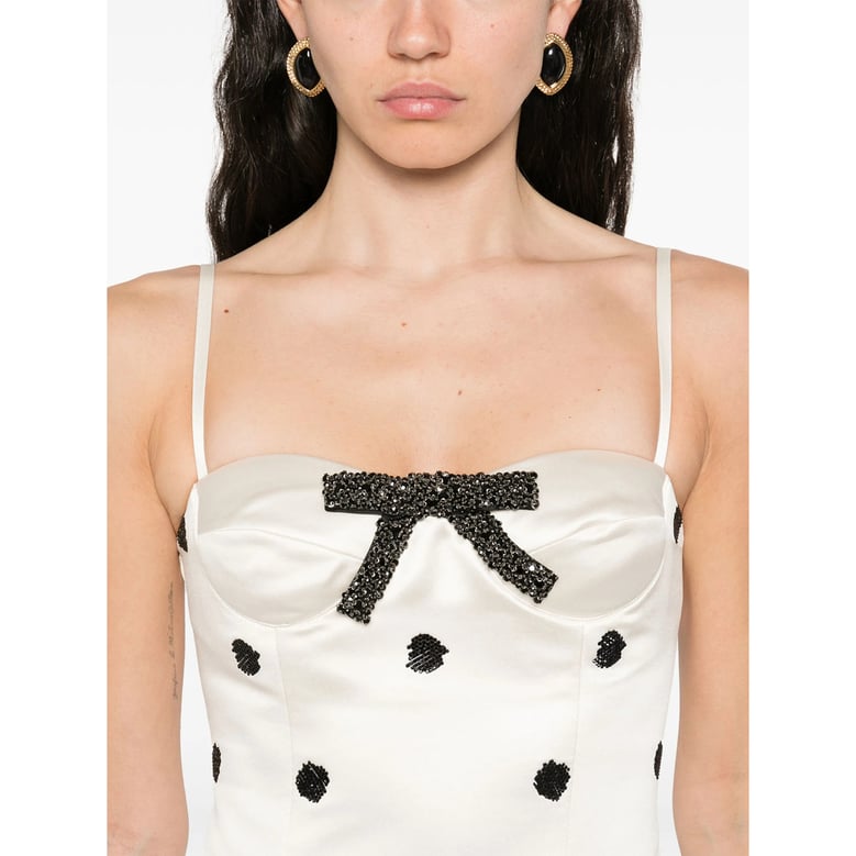 cocktail dress white/black by Selfnex