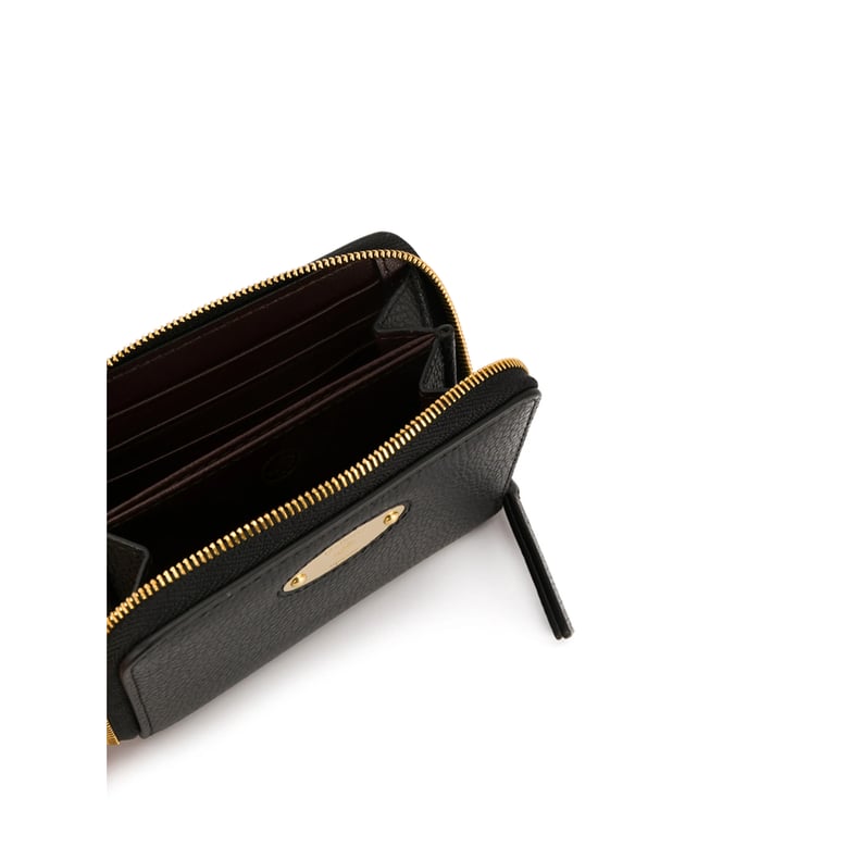 leather zip-around purse by Selfnex