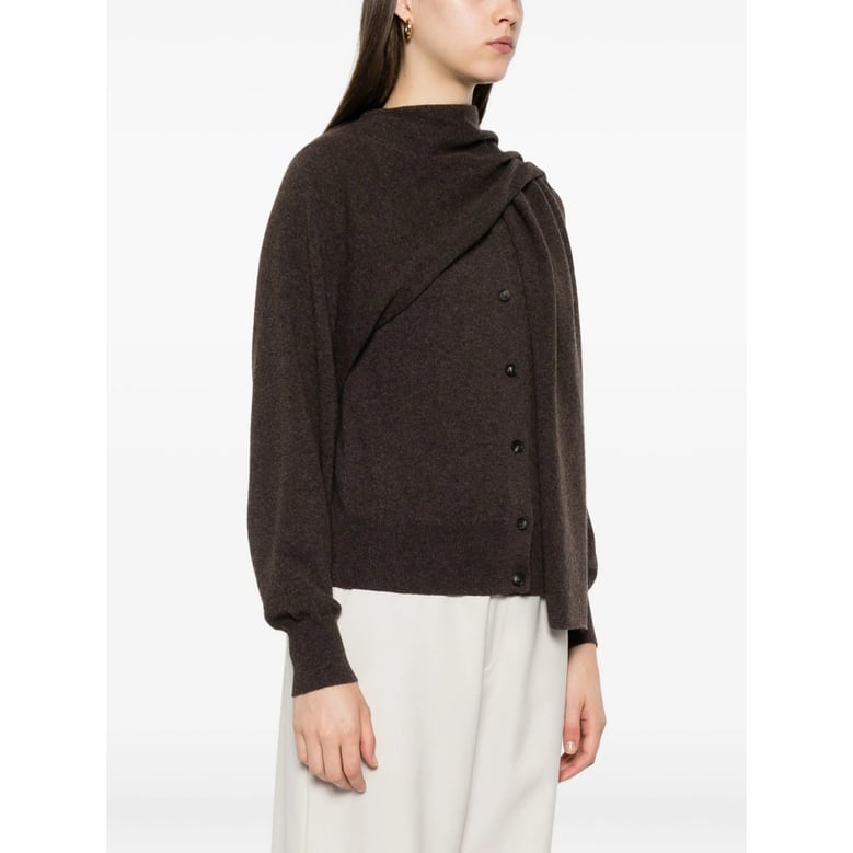 sweater in brown cashmere by Selfnex