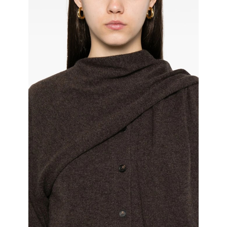 sweater in brown cashmere by Selfnex