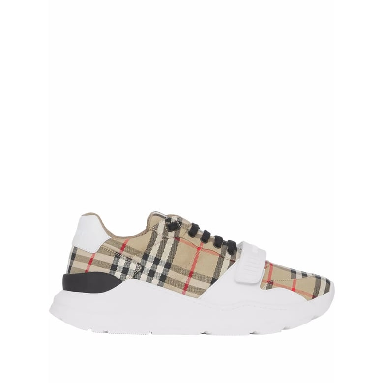 trainers vintage check neutrals/white by Selfnex