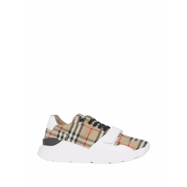 trainers vintage check neutrals/white by Selfnex