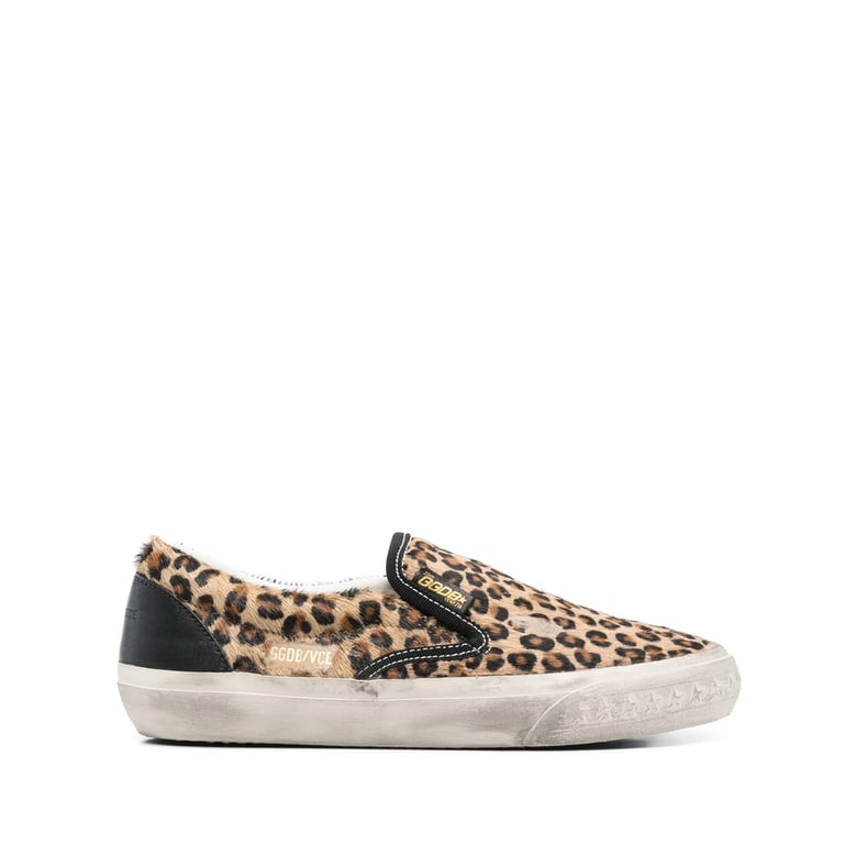 sneakers calf hair brown/black by Selfnex