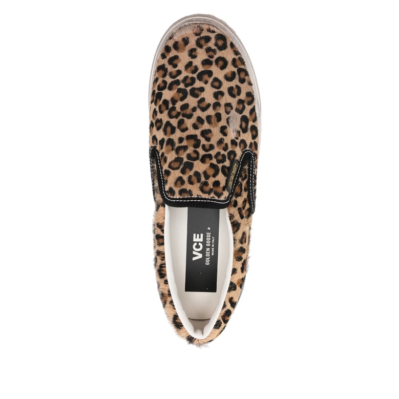 sneakers calf hair brown/black by Selfnex