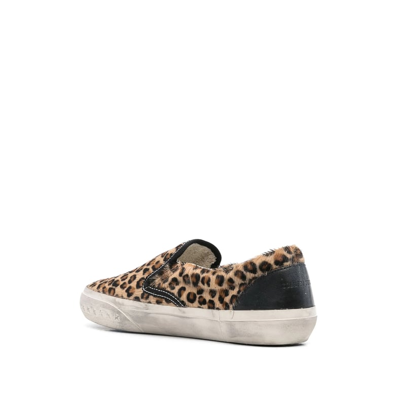sneakers calf hair brown/black by Selfnex