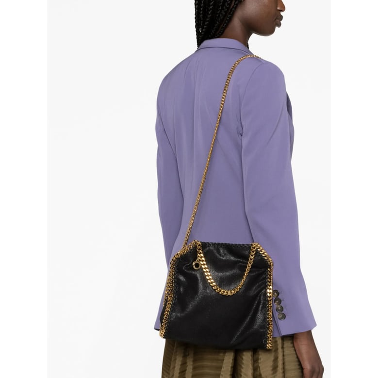 mini falabella tote with gold-tone chain by Selfnex