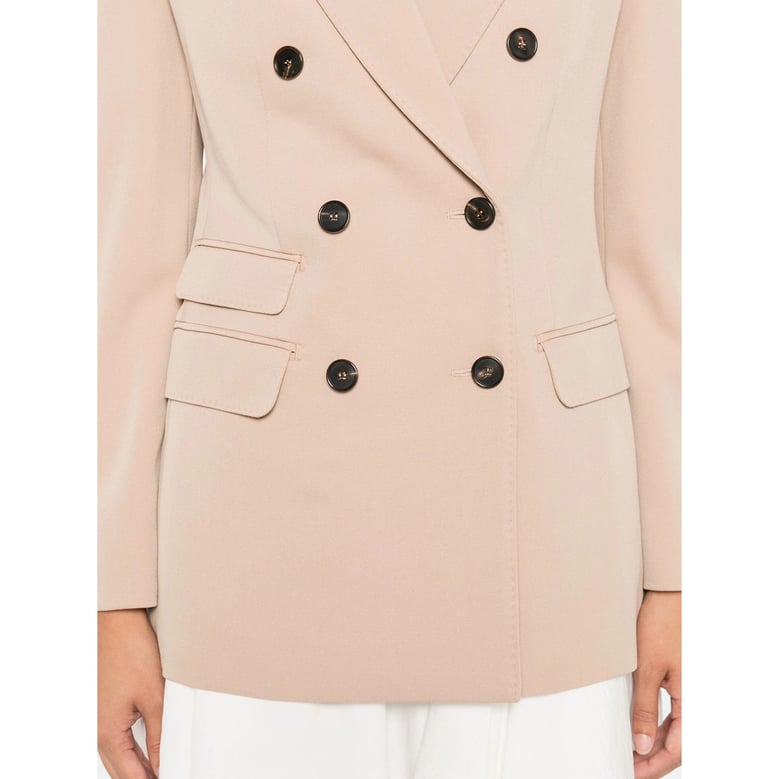 blazer tauro beige virgin wool by Selfnex