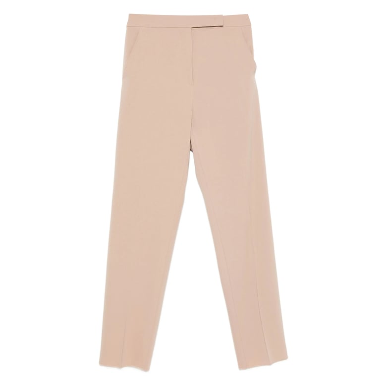 trousers slim-fit virgin wool beige by Selfnex