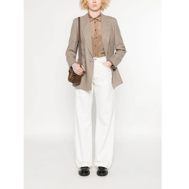 shirt avion brown silk by Selfnex