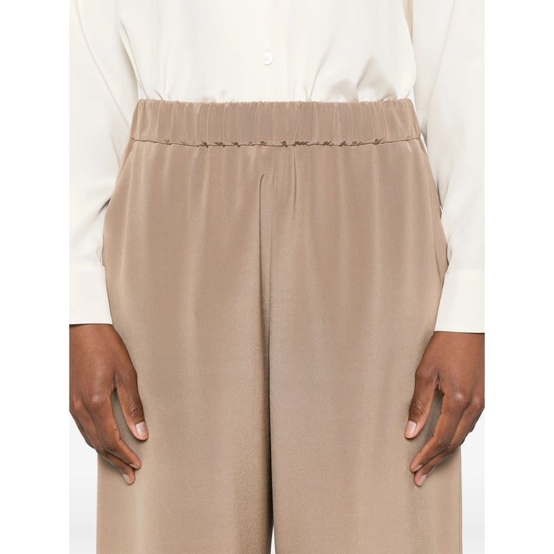 trousers bonn silk brown by Selfnex