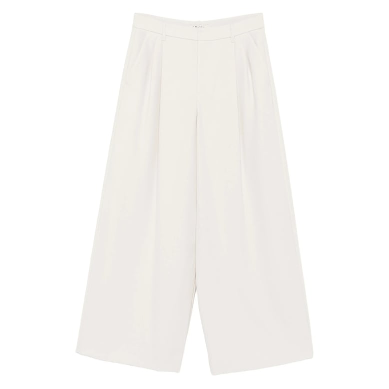 tailored trousers in light beige by Selfnex