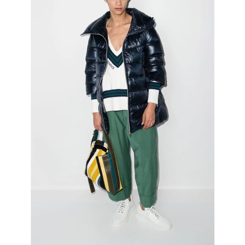 puffer jacket blue by Selfnex
