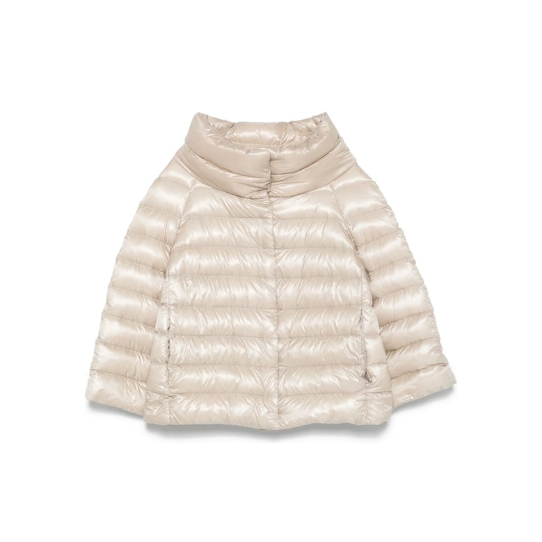 down puffer jacket neutrals by Selfnex