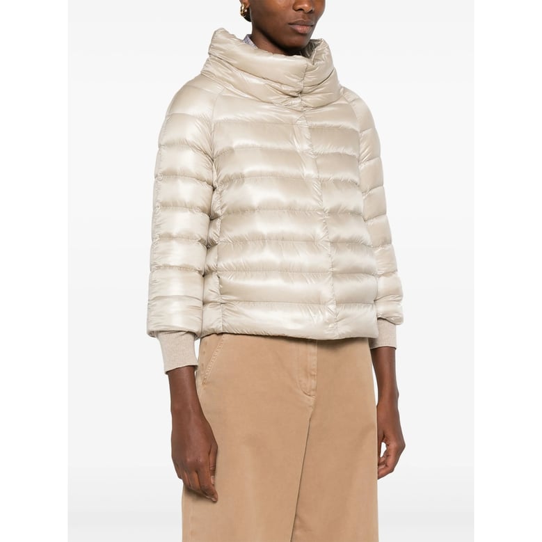 down puffer jacket neutrals by Selfnex