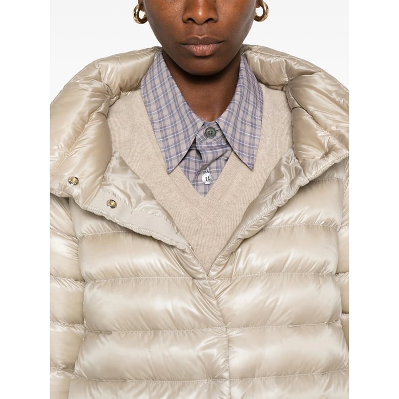 down puffer jacket neutrals by Selfnex